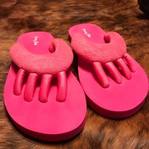 Pedicure sandals. only tried on never worn